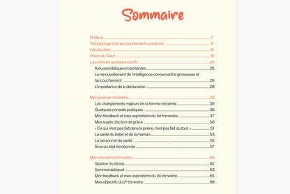 Mon Journal de grossesse et son recueil de prières inspirées